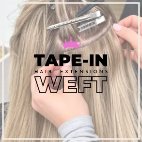 Tape-in weft