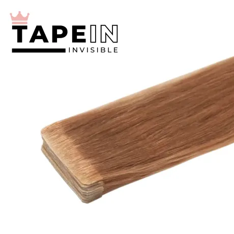 Tape-in vlasy Invisible odtieň #30, 45cm - 50g