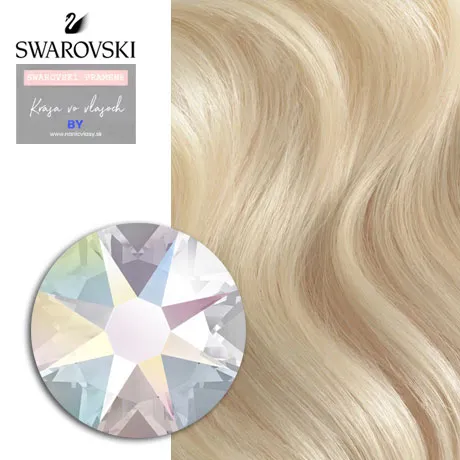 Swarovski prameň - Crystal Sky - #60 Najsvetlejšia blond