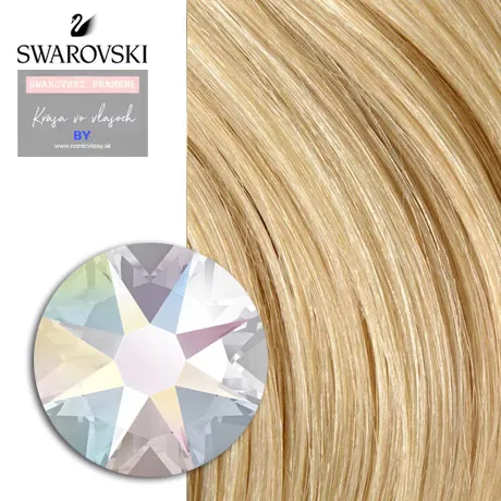 Swarovski prameň - Crystal Sky - #22 Svetlá blond