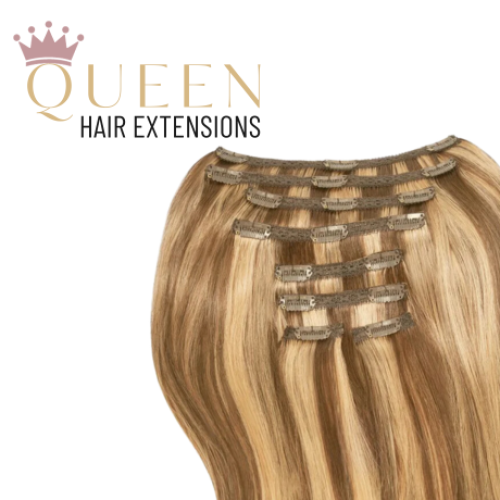 Clip-in vlasy Queen, Melír #6/27, 45cm - 240g