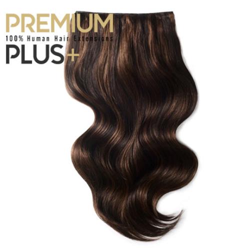 Clip-in Premium Plus, melír #2/4/6, 35cm - 180g