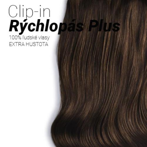 Clip-in Rýchlo pás Plus, odtieň #4, 35cm