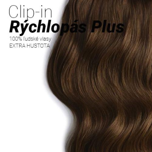 Clip-in Rýchlo pás Plus, odtieň #6, 35cm