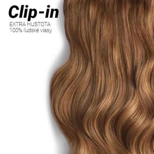 Clip-in Premium Plus, odtieň #30, 35cm - 180g