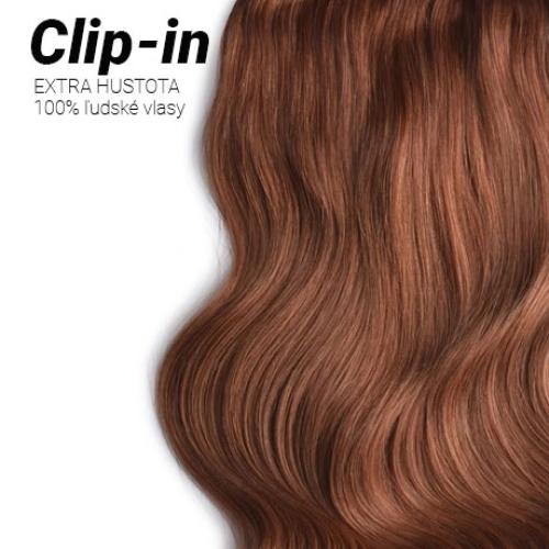 Clip-in Premium Plus, odtieň #33, 35cm - 180g