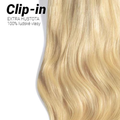 Clip-in Premium Plus, odtieň #613, 35cm - 180g