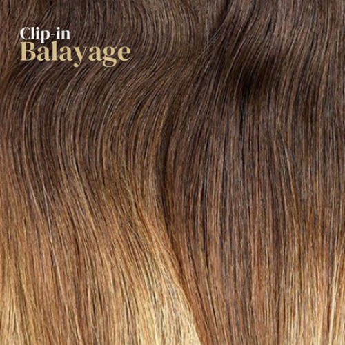 Clip-in Premium Plus Balayage # Elegance, 40cm - 180g