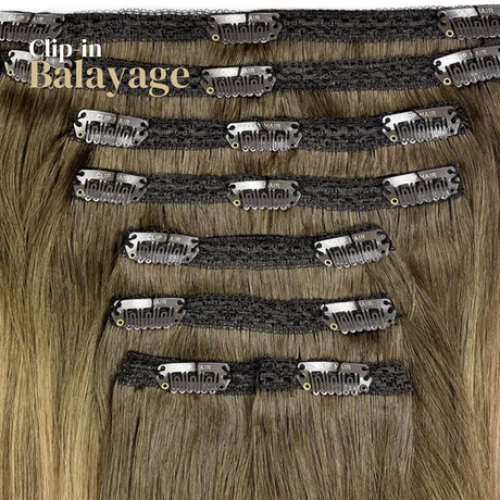 Clip-in Premium Plus Balayage # Luxury, 40cm - 180g