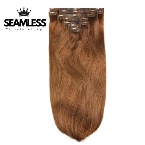 Clip-in vlasy Seamless, odtieň #30, 40cm - 150g	