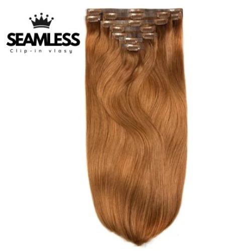 Clip-in vlasy Seamless, odtieň #35, 40cm - 150g	