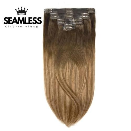 Clip-in vlasy Seamless, Balayage # Luxury, 40cm - 150g	