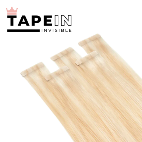 Tape-in vlasy Invisible melír #16/60, 45cm - 50g