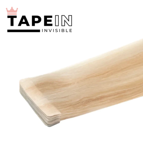 Tape-in vlasy Invisible melír #16/60, 45cm - 50g