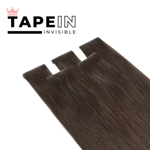 Tape-in vlasy Invisible odtieň #2, 45cm - 50g