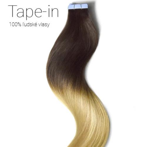 Tape-in vlasy, Ombré #4.27/613, 40cm