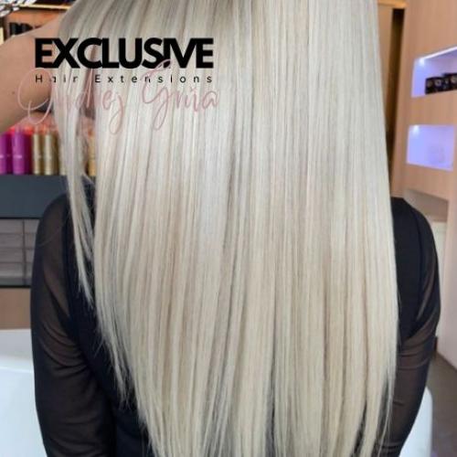 Exclusive #111 Platinová blond, 40cm - 120g