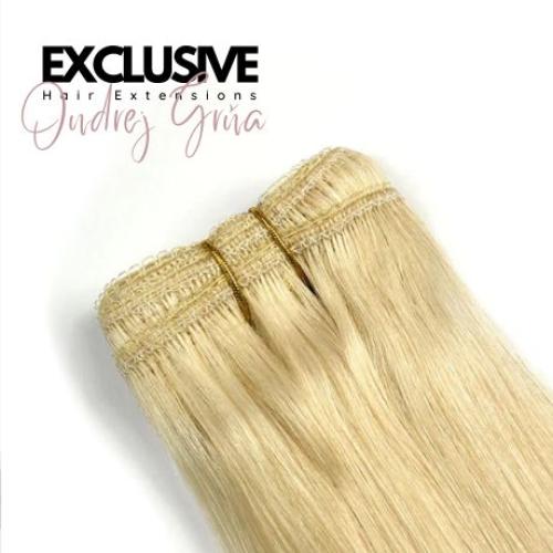 Exclusive #60 Najsvetlejšia blond, 40cm - 120g