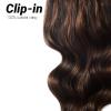 Clip-in vlasy Premium, melír #2/6, 35cm - 130g