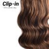 Clip-in vlasy Premium, odtieň #4/30, 45cm - 130g