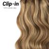 Clip-in vlasy Premium, Melír # 6/27, 35cm - 130g