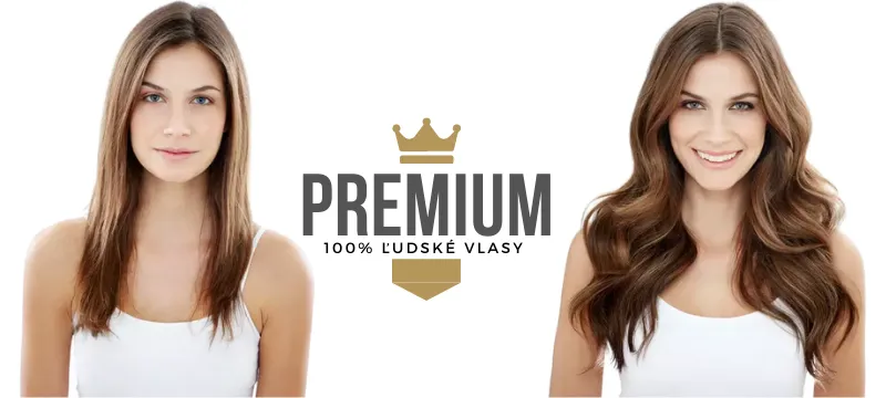 Clip in vlasy premium